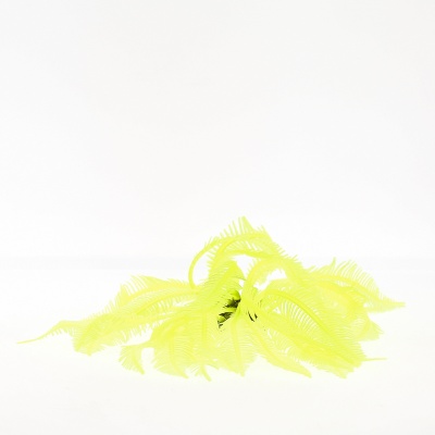 Декоративный коралл из силикона жёлтого цвета фирмы Vitality(4х4х12 см) на фото