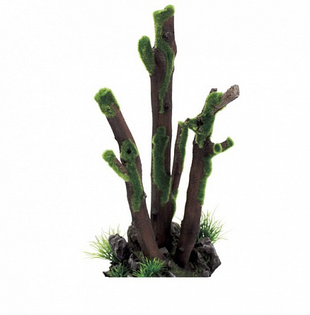 Декорация (композиция) из пластика "Ветви во мху" фирмы  ArtUniq (20,5*17,3*37,5 см)  на фото