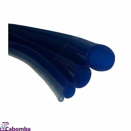 Гибкий шланг ПВХ для воды синего цвета фирмы Prime (16-22 мм/1 м) на фото