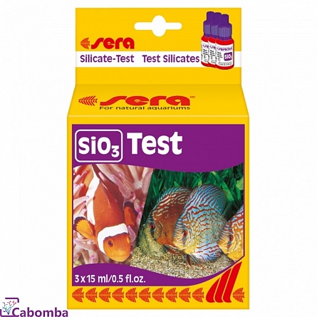 Тест SERA SIO3 TEST определение силикатов (75 изм) пресн/морск на фото