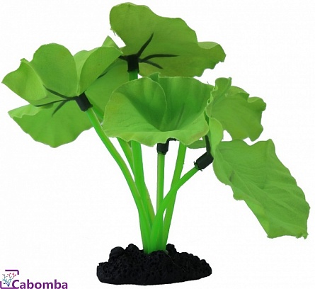 Растение шелковое Нимфея (PRIME), зеленое - 30 см на фото