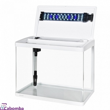 Аквариум Atman XR-510 белый (65 л / 51х30х43 см) LED светильник + фильтр на фото