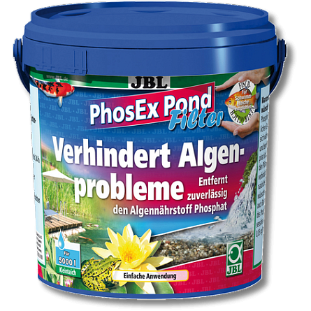 Наполнитель для удаления фосфатов в водоемах "PhosEx Pond Filter" фирмы JBL, 0,5 кг  на фото