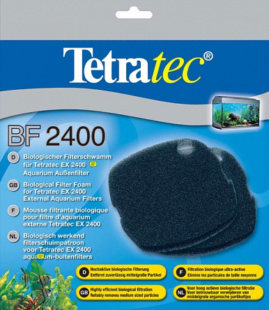 Сменная губка для биологической и механической очистки "Tetra EX 2400" 2 штуки на фото