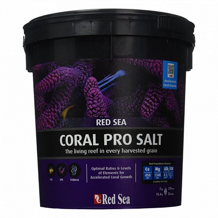 Red-Sea CoralPro морская соль 7кг на 210л на фото