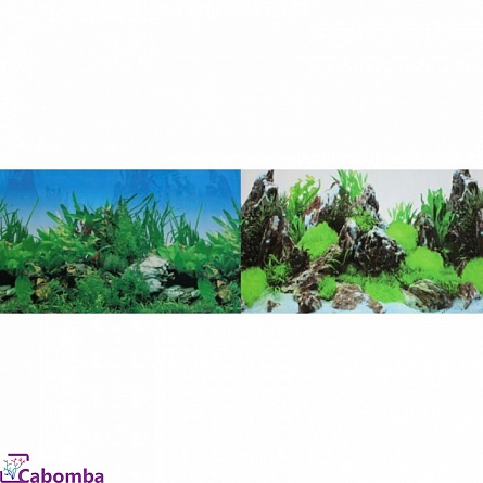Двусторонний фон “Растительный/Скалы с растениями” фирмы Prime (60Х150 см)  на фото