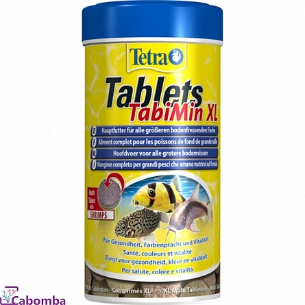 Корм Tetra Tablets TabiMin XL для крупных донных рыб (133 таб) на фото