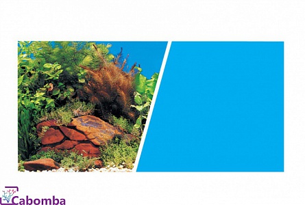 Фон “Скалистый-Скалисто-растительный-Голубой” фирмы Hagen (45х100 см)  на фото