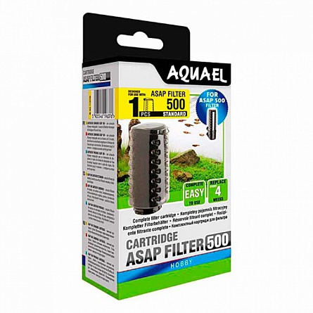 Сменный картридж (губка) фирмы "AQUAEL" для фильтр "ASAP 500"  на фото