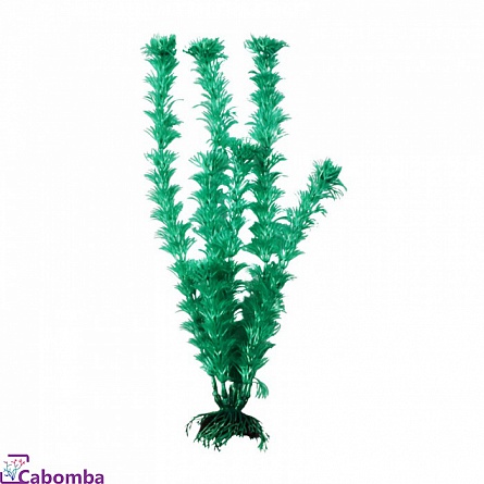 Пластиковое растение Кабомба зелёный металлик 20 см фирмы Barbus на фото