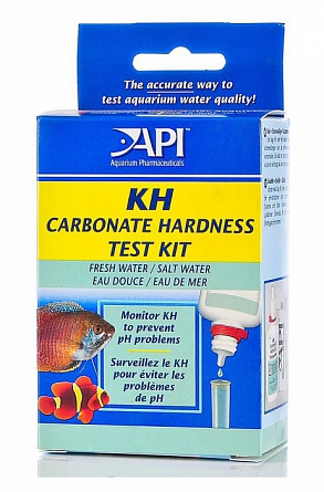 Тест "KH Carbonate Hardness Test Kit" на карбонатную жесткость фирмы API на фото