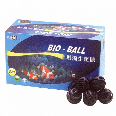 Наполнитель в виде шариков (32 мм) BIO BALL фирмы Aqua-Pro 120 шт на фото