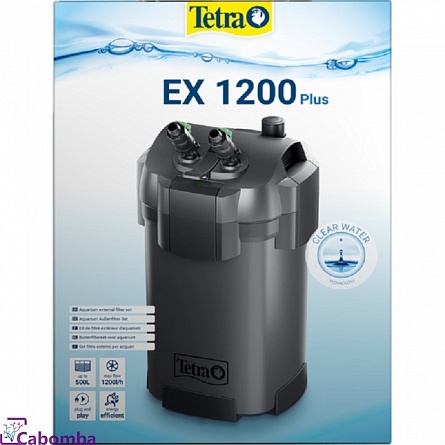 Фильтр внешний TETRA EX 1200 plus (1200 л/ч, для аквариума 500 литров) на фото