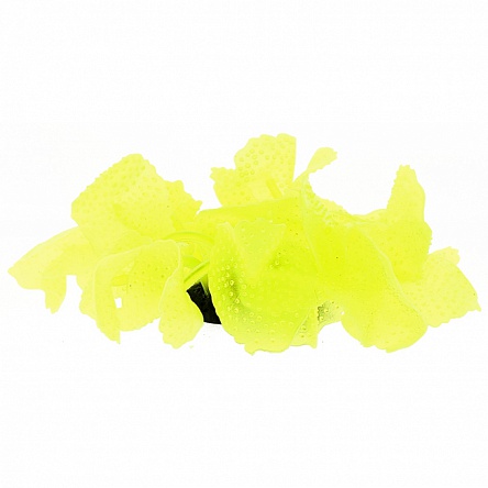 Декоративный коралл из (пластик+силикон) жёлтого цвета фирмы Vitality(5х5х12 см)  на фото