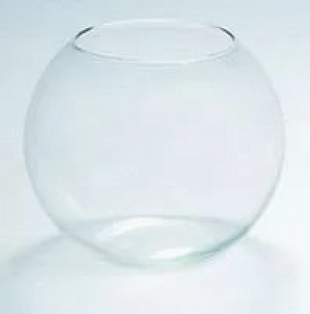 Аквариум-шар среднего размера фирмы Аква Лого (13 литров)  на фото