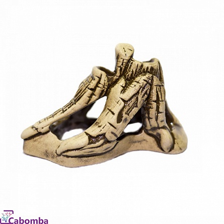 Декоративный элемент из керамики "Корни" фирмы Аква Лого (12,5x7,5x8 см)  на фото