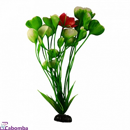 Пластиковое растение Кувшинка 10 см фирмы Barbus на фото