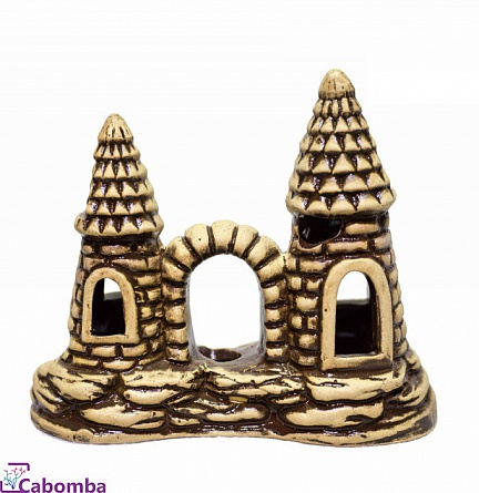 Декоративный элемент из керамики "Городские ворота" фирмы Аква Лого (15x6,5x13 см)  на фото