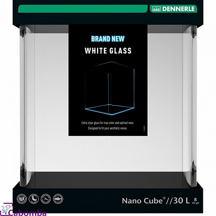 Аквариум Dennerle Nano Cube  30 л из осветленного стекла (30х30х35 см) на фото