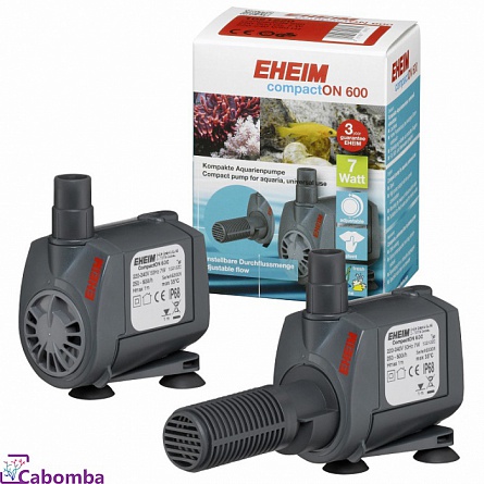 Погружная помпа EHEIM compactON 600 (250-500 л/час/9,7x7,4x12 см/7 Вт)  на фото