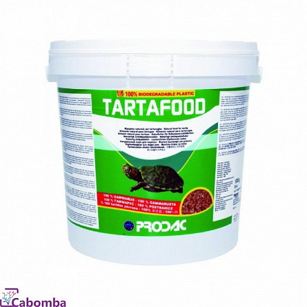 Корм из гаммаруса для черепах “Tartafood” фирмы Prodac (7 л/3.25 кг)  на фото