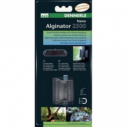 Скребок "Alginator 2500" фирмы Dennerle магнитный для нано-аквариумов на фото