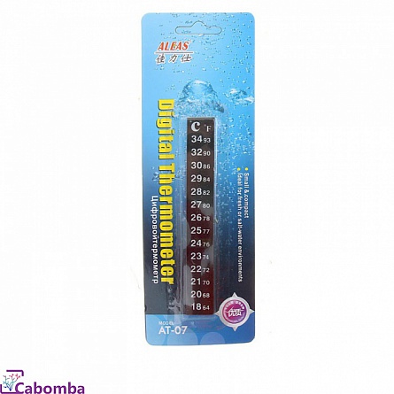 Самоклеящийся жидкокристаллический термометр ALEAS (13 см)  на фото