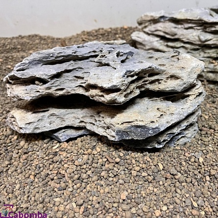 Камень натуральный GLOXY Черная Скала (1 кг) на фото