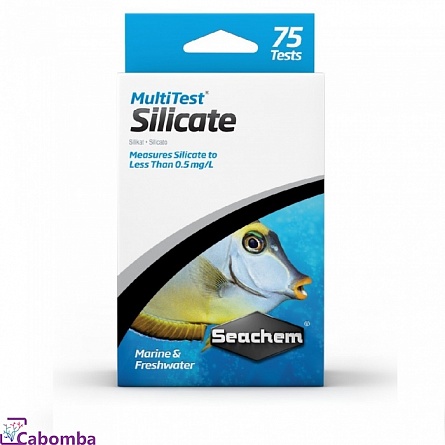 Тест SeaChem MultiTest Silicate 75 изм (пресн/морск) на фото