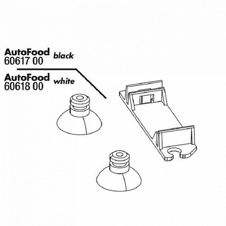 Крепёж на присосках JBL AutoFood Suction cup complete White для автоматической кормушки JBL AutoFood, белый на фото
