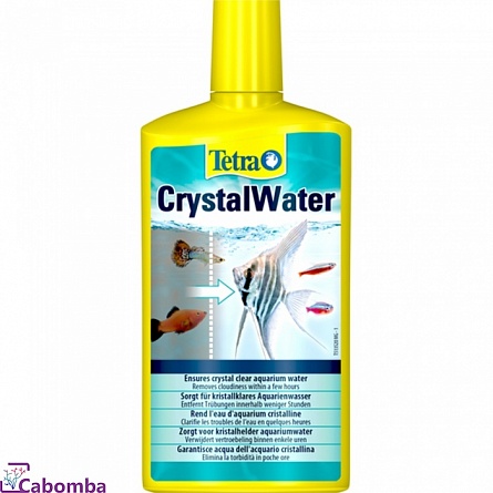Кондиционер Tetra CrystalWater для очистки воды (500 мл на 1000 л), против мути на фото