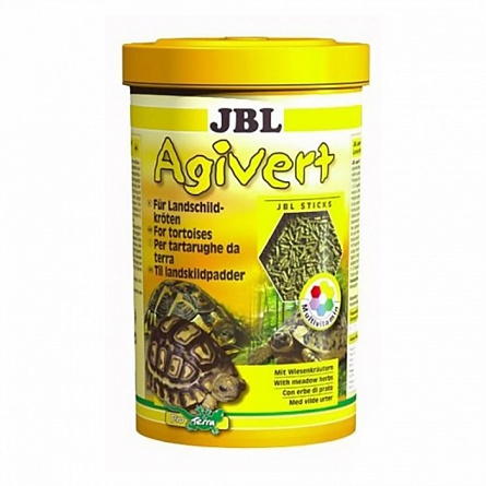 Корм для сухопутных черепах JBL Agivert 1л на фото