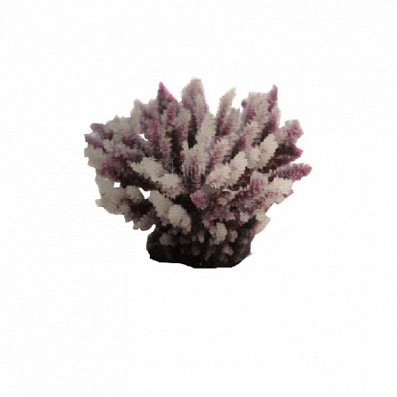 Декоративный коралл из пластика коричневого цвета фирмы Vitality (10,5х8,5х8 см) на фото