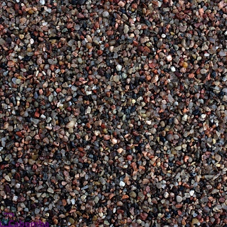 Грунт натуральный UDECO "Коричневый песок" 0,6-2,5 мм 20 кг на фото