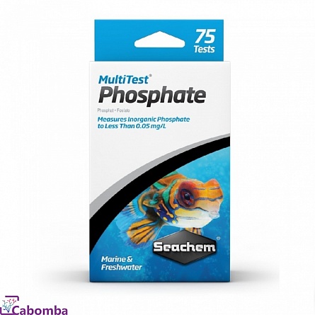 Тест SeaChem MultiTest Phosphate 75 изм (пресн/морск) на фото