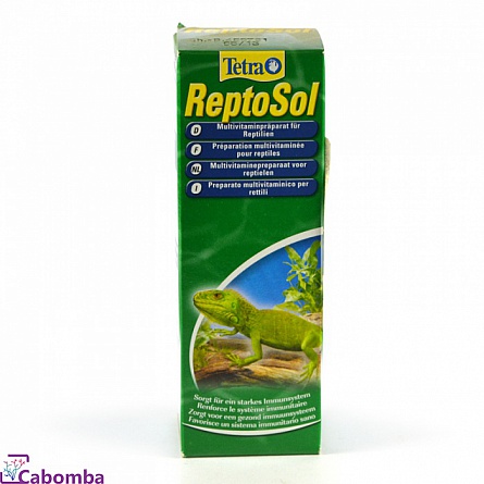 Витаминная добавка ReptoSol для рептилий фирмы Tetra (50 мл)  на фото
