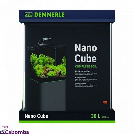 Аквариум Dennerle Nano Cube Complete PLUS + SOIL LED на 30 л на фото