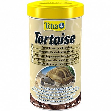 Гранулированный корм (сухопутные черепахи) "Tetrafauna Tortoise" фирмы Tetra (500 мл)  на фото