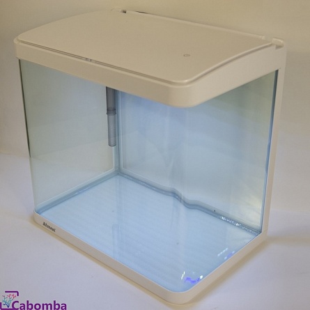Аквариум Atman XR-380 белый (35 литров/38х25х37см) светильник + фильтр на фото