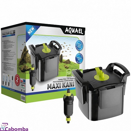 Фильтр внешний AQUAEL MAXI KANI 150 с выносной помпой (100 л/ч, для аквариума 50-150 л) на фото