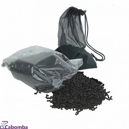 Гранулированный угольный наполнитель BLUCARBON фирмы FERPLAST (400 гр)  на фото