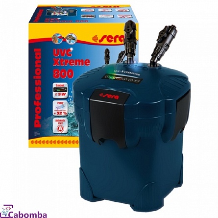 Фильтр внешний SERA UVC-Xtreme 800+УФ (450-840 л/ч, для аквариумов до 800 л) на фото