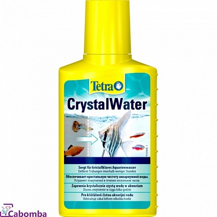 Кондиционер Tetra CrystalWater для очистки воды (100 мл на 200 л), против мути на фото