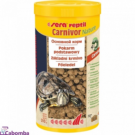 Корм для рептилий Sera Reptil Professional Carnivor 1000мл на фото