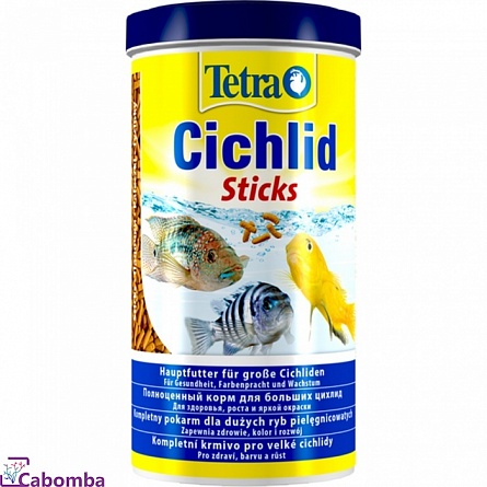 Корм Tetra Cichlid Sticks для больших цихлид (1 л) на фото