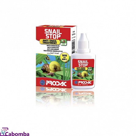 Средство “Snail Stop” для предотвращения нежелательных популяций улиток фирмы Prodac (30 мл)  на фото