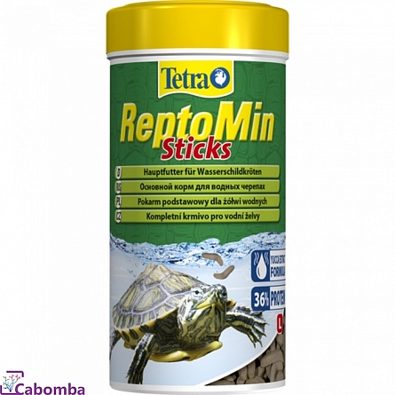Корм Tetra ReptoMin Sticks для водных черепах (250 мл) на фото