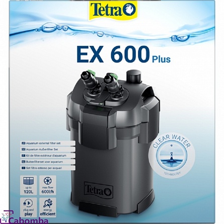 Фильтр внешний TETRA EX 600 PLUS (600 л/ч, для аквариума 60-120 л) на фото