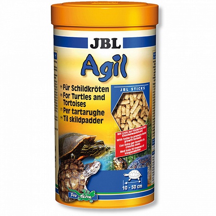 Корм комплексный витаминный для черепах JBL Agil 1000мл  на фото