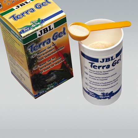 Сухое средство "TerraGel" фирмы JBL для изготовления гелеобразной суспензии "водный гель" (30 гр)  на фото